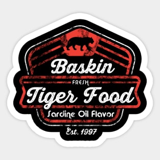 Big Cat Food Sticker